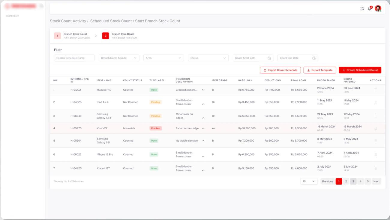 Inventory Checker View